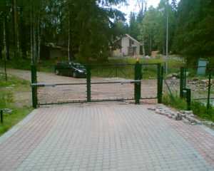 Калитки металлические распашные